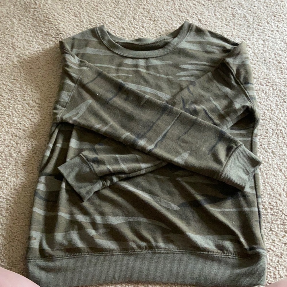 Camo sweater